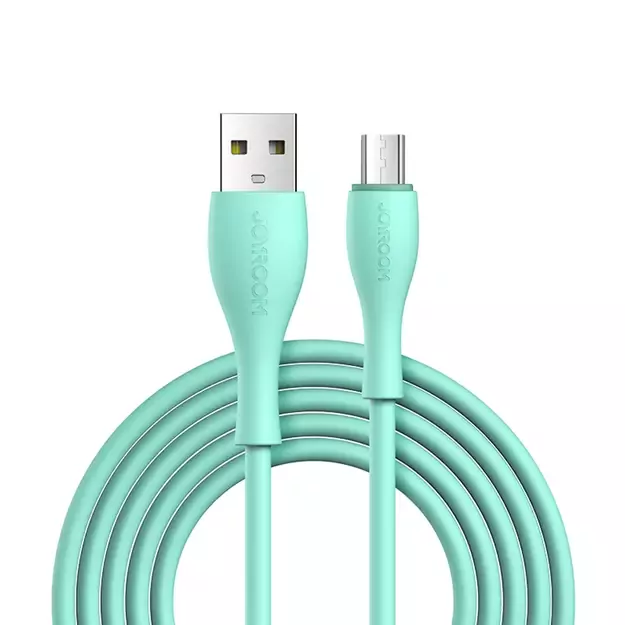 Joyroom Bowling Data Cable S-2030M8 USB-A / micro USB 3A 2m - green