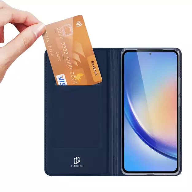 Dux Ducis Skin Pro case for Samsung A35 5G with flap - blue 1