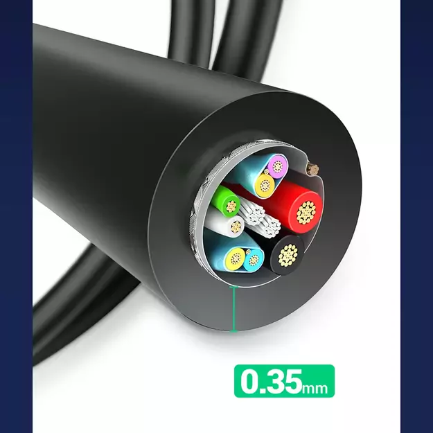 Ugreen US184 20882 USB-A 3.0 / USB-C 3A cable 1m - black 13
