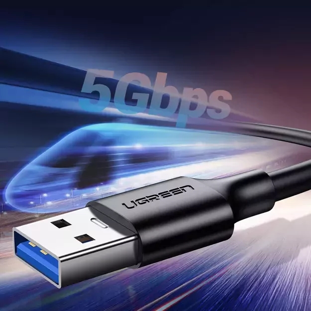 Ugreen US184 20882 USB-A 3.0 / USB-C 3A cable 1m - black 7