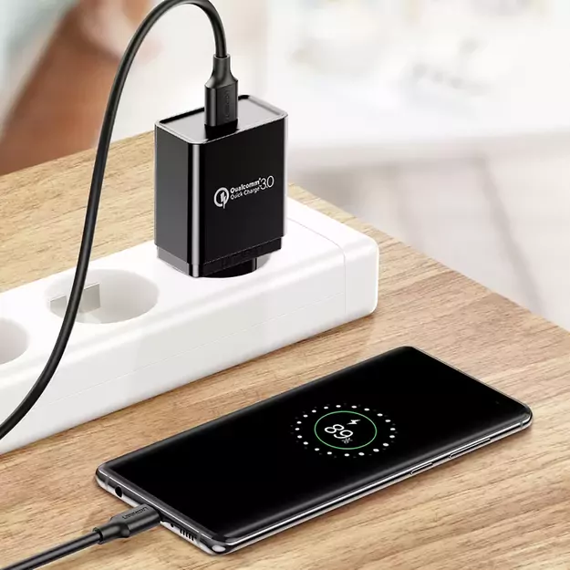 Ugreen US184 20882 USB-A 3.0 / USB-C 3A cable 1m - black 9
