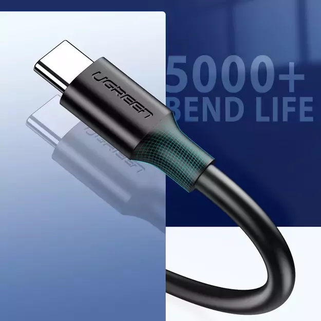 Ugreen US184 20882 USB-A 3.0 / USB-C 3A cable 1m - black 12