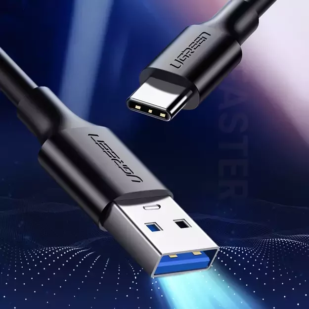 Ugreen US184 20882 USB-A 3.0 / USB-C 3A cable 1m - black 6
