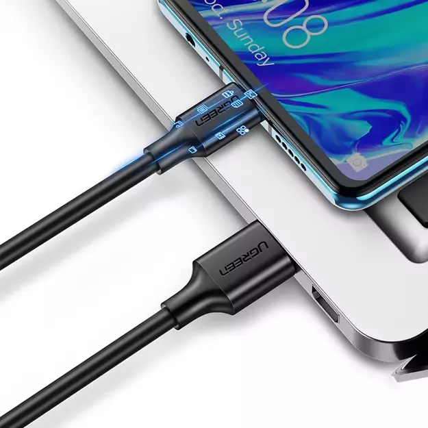 Ugreen US184 20882 USB-A 3.0 / USB-C 3A cable 1m - black 14