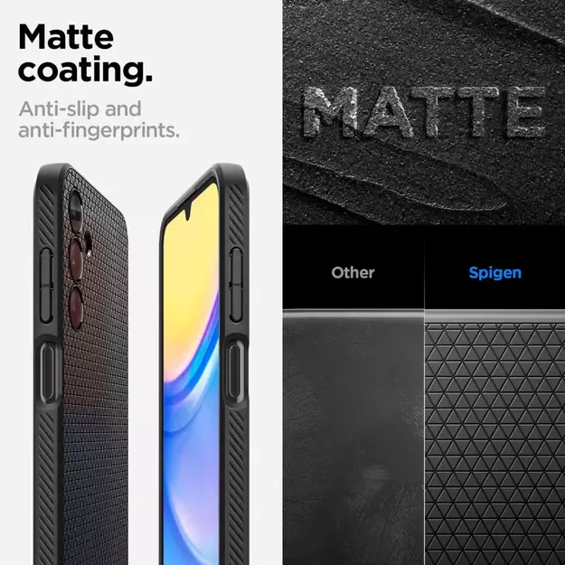 Spigen Liquid Air Case for Samsung Galaxy A15 4G / 5G - Matte Black 14