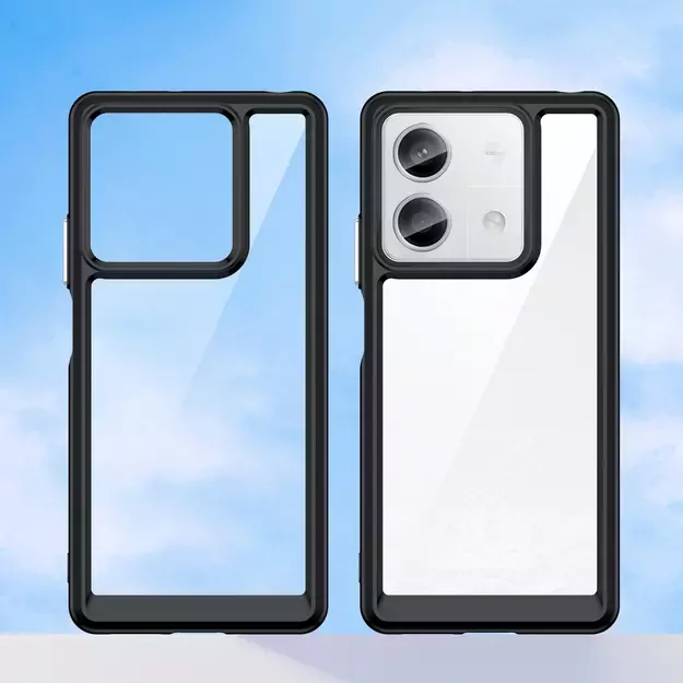 Outer Space Case with gel frame for Xiaomi Redmi Note 13 Pro+ - black 14