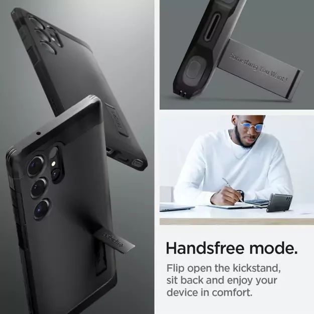 Spigen Tough Armor Case for Samsung Galaxy S24 Ultra - Black 34