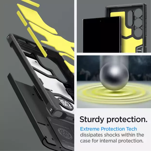 Spigen Tough Armor Case for Samsung Galaxy S24 Ultra - Black 23
