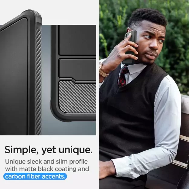 Spigen Rugged Armor Case for Samsung Galaxy S24 - Matte Black 26