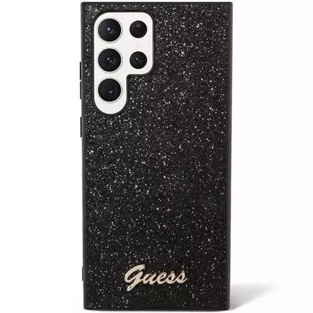 Guess Glitter Script Case for Samsung Galaxy S24 Ultra - Black 4