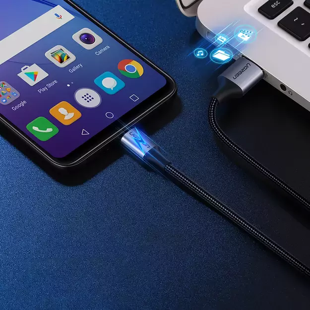 Ugreen US290 60148 USB-A / micro USB 2.4A cable 2m - gray 6