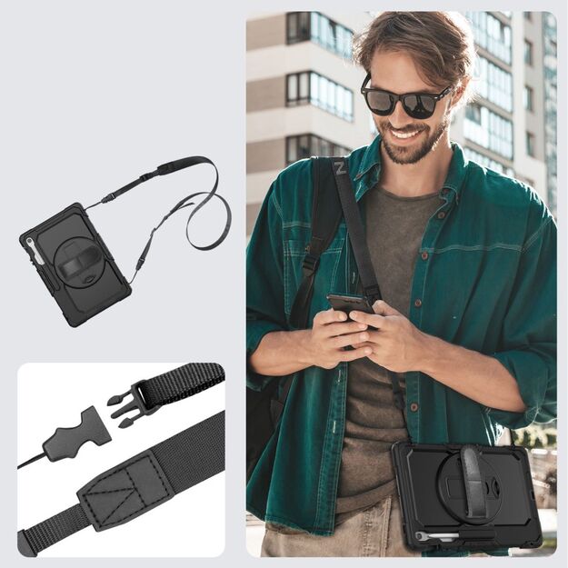 Tech-Protect Solid Case for Samsung Galaxy Tab S10 FE+ - Black 8