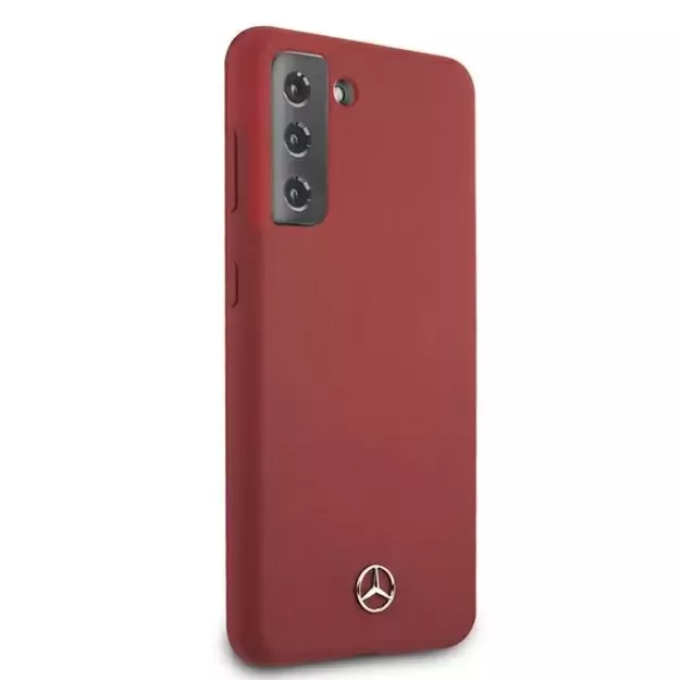 Mercedes MEHCS21SSILRE S21 G991 czerwony/red hardcase Silicone Line 10