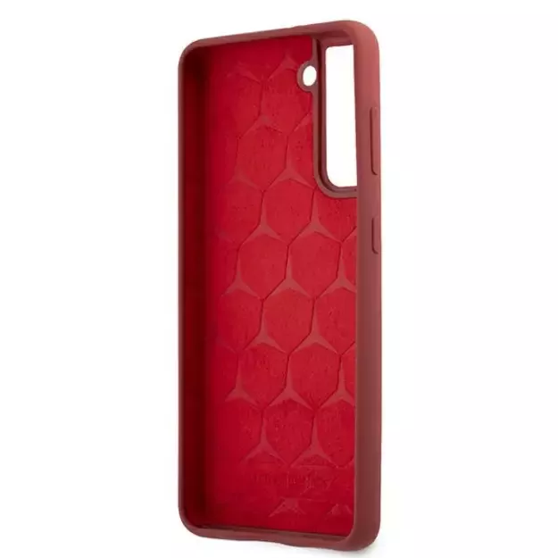 Mercedes MEHCS21SSILRE S21 G991 czerwony/red hardcase Silicone Line 13