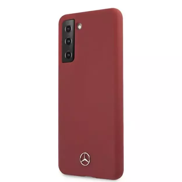 Mercedes MEHCS21SSILRE S21 G991 czerwony/red hardcase Silicone Line 8