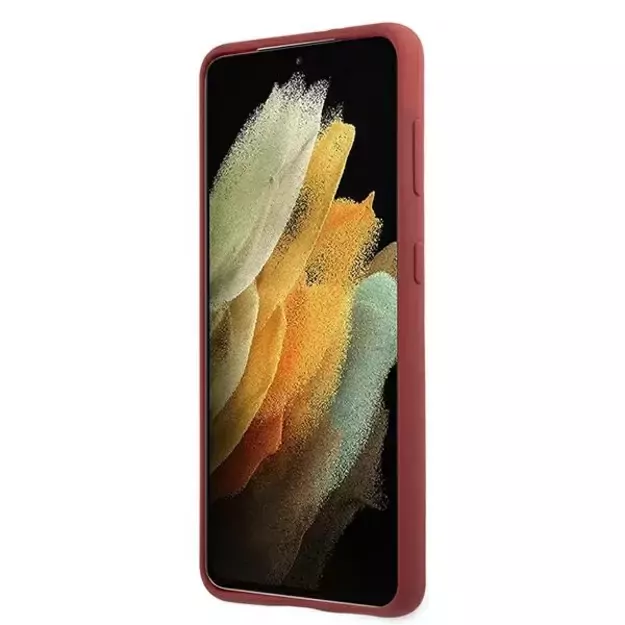 Mercedes MEHCS21SSILRE S21 G991 czerwony/red hardcase Silicone Line 11