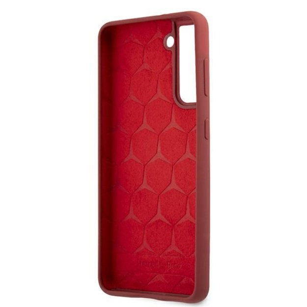 Mercedes MEHCS21SSILRE S21 G991 czerwony/red hardcase Silicone Line 6