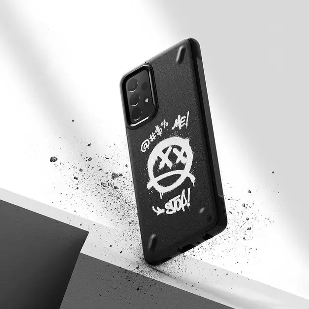 Ringke Onyx Design Durable TPU Case Cover for Samsung Galaxy A72 4G black (Paint) (OXSG0047) 3