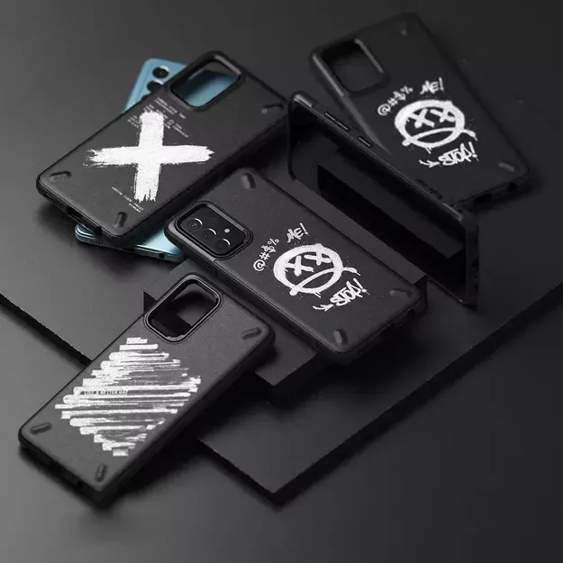 Ringke Onyx Design Durable TPU Case Cover for Samsung Galaxy A72 4G black (Paint) (OXSG0047) 2