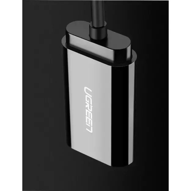 Ugreen external sound card music adapter USB - 3.5 mm mini jack 15cm black (30724) 10