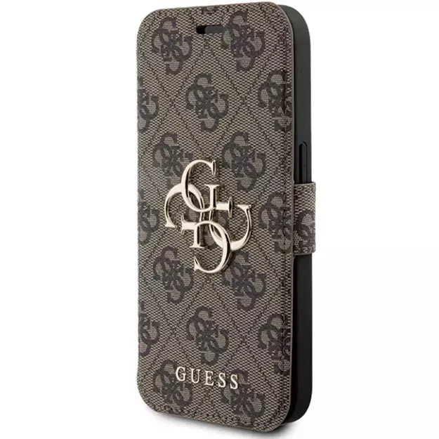 Guess 4G Metal Logo case for iPhone 15 Pro Max - brown 10