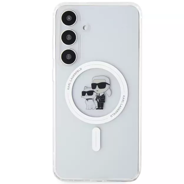 Karl Lagerfeld IML Karl&amp Choupette MagSafe case for Samsung Galaxy S24 - transparent 9
