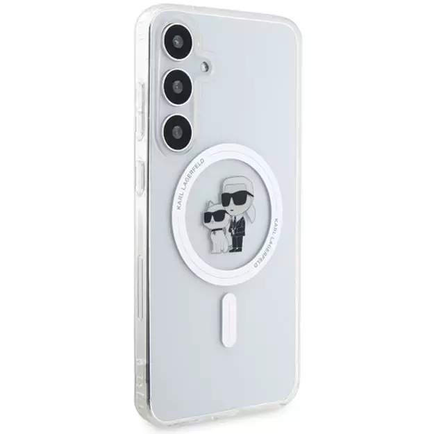 Karl Lagerfeld IML Karl&amp Choupette MagSafe case for Samsung Galaxy S24 - transparent 10