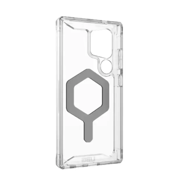 UAG Plyo Pro Magnet case for Samsung Galaxy S24 Ultra with magnetic module - transparent-gray 3