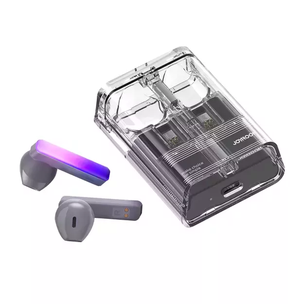 TWS Joyroom JR-TC1 IceLens Series wireless headphones with LED lights - black 22