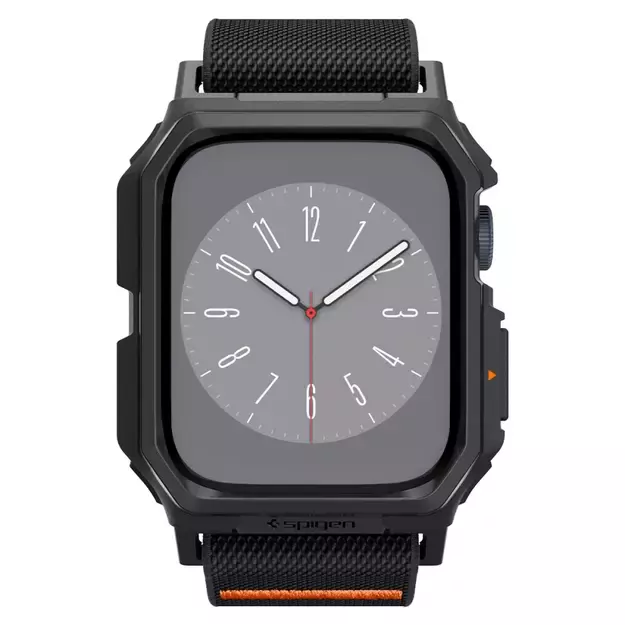 Spigen Lite Fit Pro Case with Strap for Apple Watch 4 / 5 / 6 / 7 / 8 / 9 / SE (44 / 45 mm) - Matte Black 7