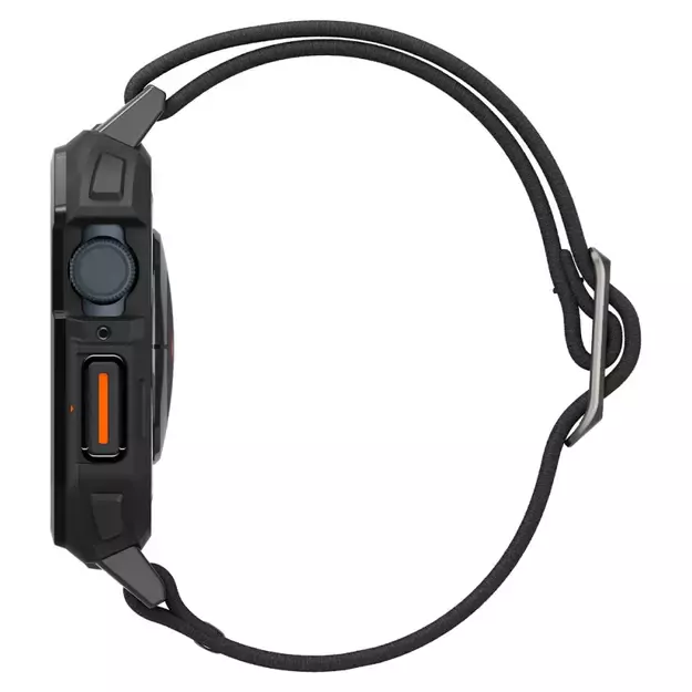 Spigen Lite Fit Pro Case with Strap for Apple Watch 4 / 5 / 6 / 7 / 8 / 9 / SE (44 / 45 mm) - Matte Black 2