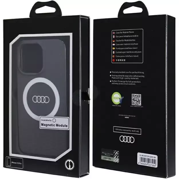 Audi IML Big Logo MagSafe case for iPhone 13 Pro / 13 - black 6