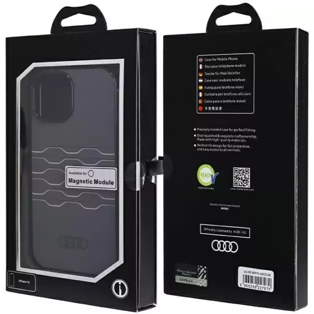 Audi IML MagSafe case for iPhone 15 / 14 / 13 - black 6