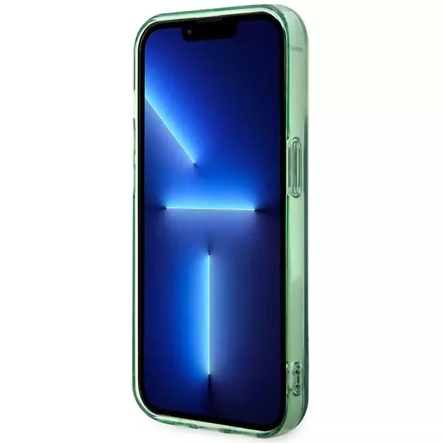 BMW M Tricolor Stripes MagSafe case for iPhone 15 Pro - green 4