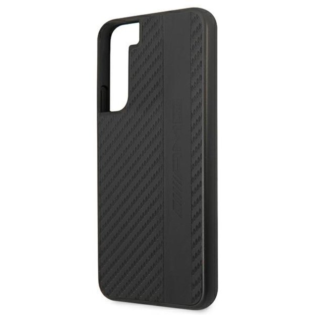 AMG AMHCS22MBLSCA S22+ S906 czarny/black hardcase Carbon Stripe&Embossed 5