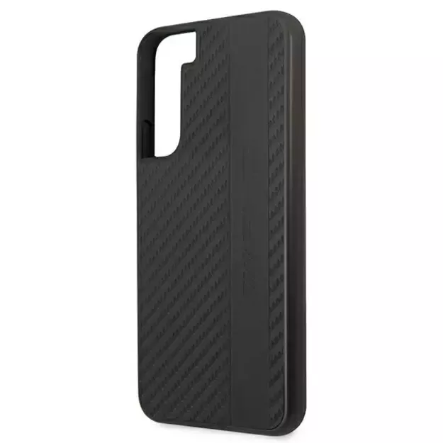 AMG AMHCS22MBLSCA S22+ S906 czarny/black hardcase Carbon Stripe&Embossed 12