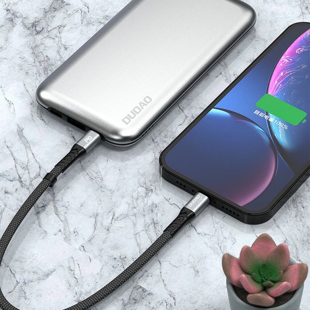 Dudao L10P Lightning - USB-C PD 20W cable 0.23m - black 7