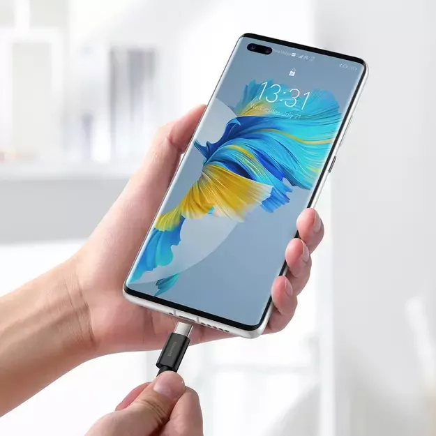 Baseus Superior USB - USB Typ C fast charging data cable 66 W (11 V / 6 A) Huawei SuperCharge SCP 1 m black (CATYS-01) 7