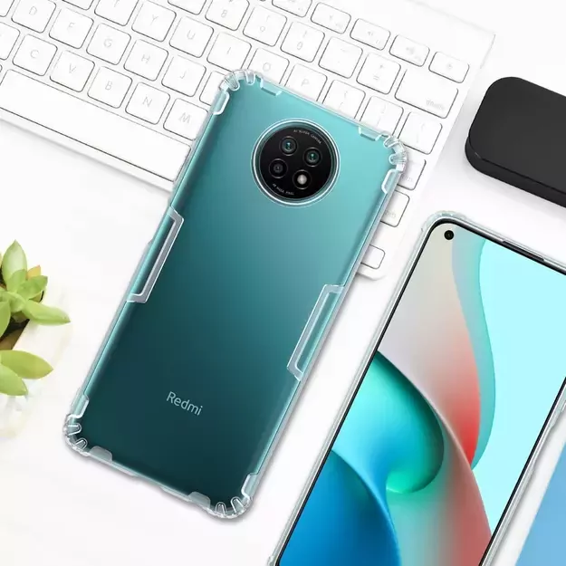 Nillkin Nature Gel Case Cover Ultra Slim Xiaomi Redmi Note 9T 5G Transparent 36