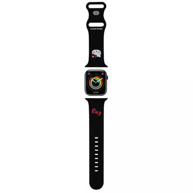 Hello Kitty Silicone Kitty Head Strap for Apple Watch 42/44/45/49mm - Black