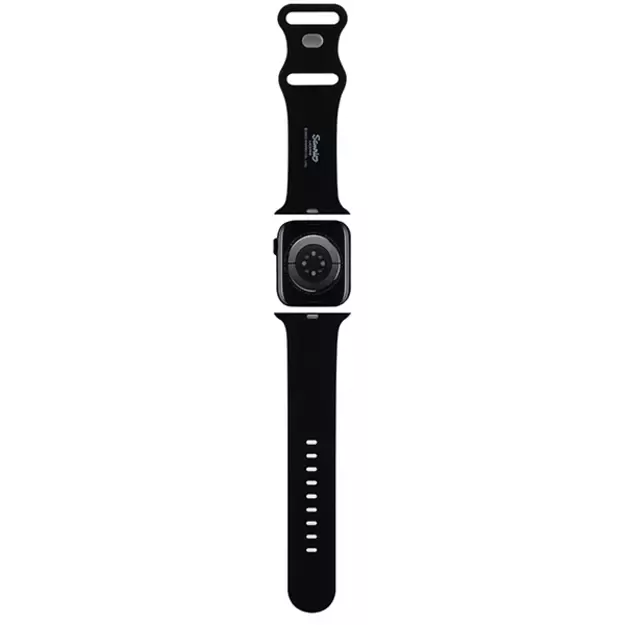 Hello Kitty Silicone Kitty Head Strap for Apple Watch 42/44/45/49mm - Black 1