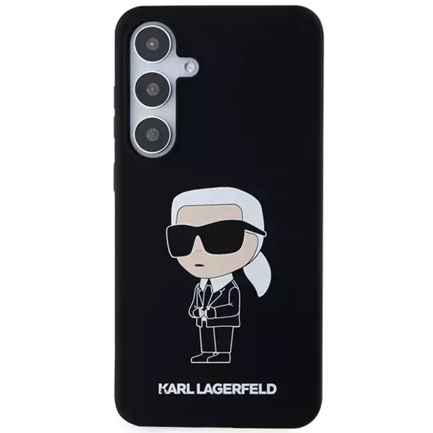 Karl Lagerfeld Silicone Ikonik case for Samsung Galaxy S24+ - black 2