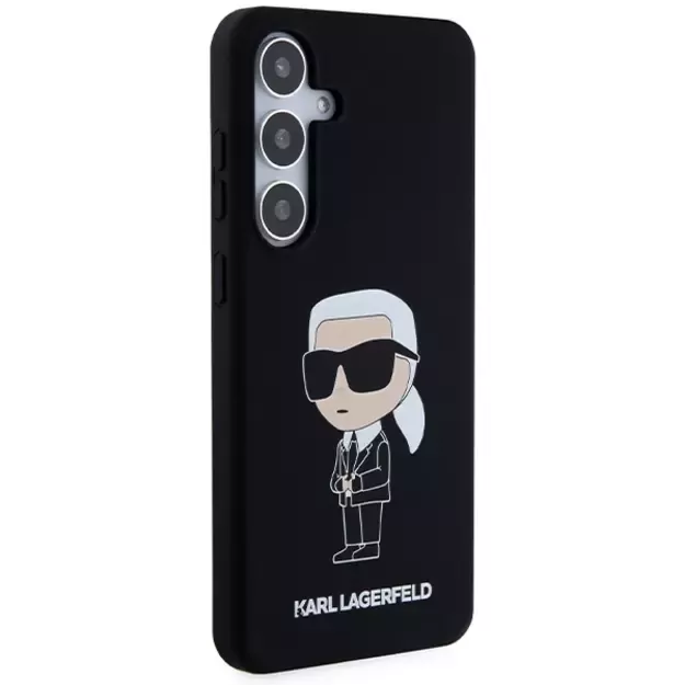 Karl Lagerfeld Silicone Ikonik case for Samsung Galaxy S24+ - black 3