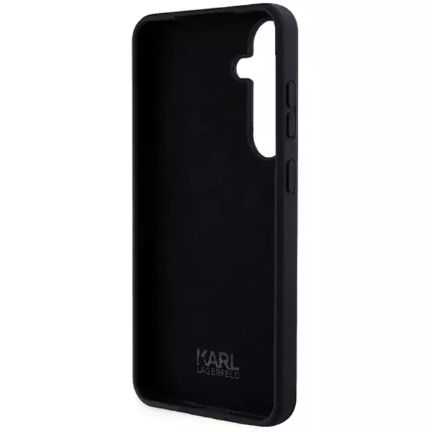 Karl Lagerfeld Silicone Ikonik case for Samsung Galaxy S24+ - black 6