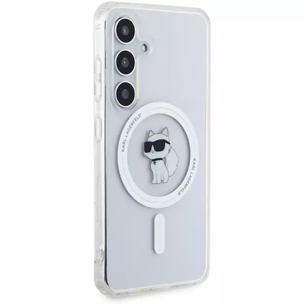 Karl Lagerfeld IML Choupette MagSafe case for Samsung Galaxy S24 - transparent 3