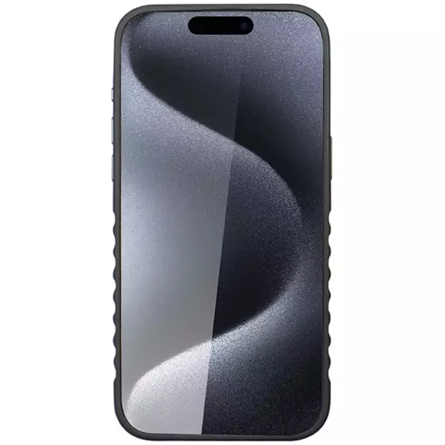 Audi Genuine Leather case with MagSafe for iPhone 15 Pro Max - black and red 12
