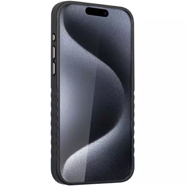 Audi Genuine Leather case with MagSafe for iPhone 15 Pro Max - black and red 11
