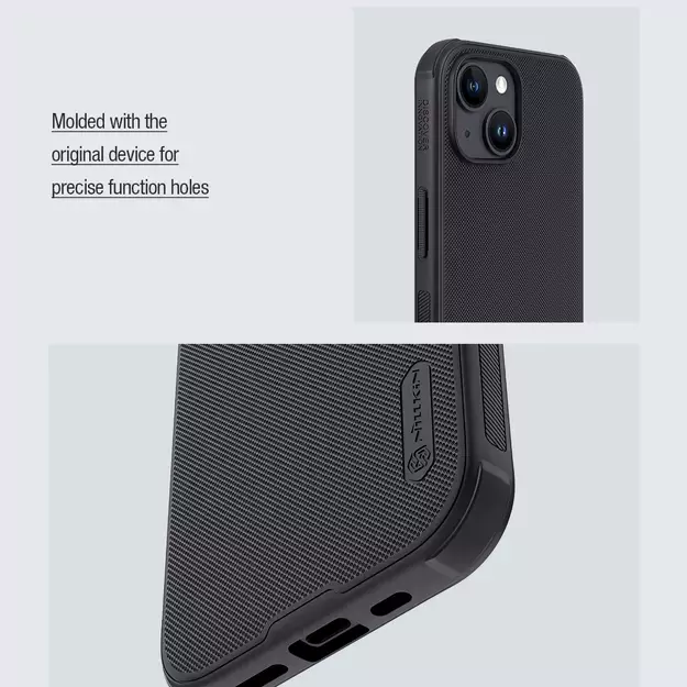 Nillkin Super Frosted Shield Pro Magnetic Case for iPhone 15 - black 33
