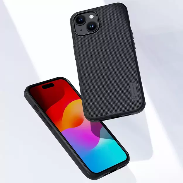 Nillkin Super Frosted Shield Pro Magnetic Case for iPhone 15 - black 24