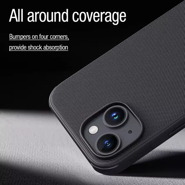 Nillkin Super Frosted Shield Pro Magnetic Case for iPhone 15 - black 32